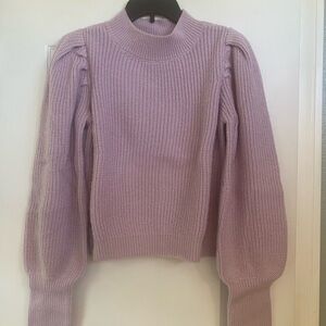 SO Women's Lilac Turtleneck Sweater